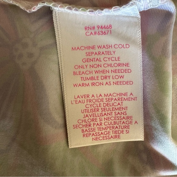 Stella Parker Golf Collection Long Sleeve Floral Pattern Dress - XL - Lilac - Picture 9 of 11